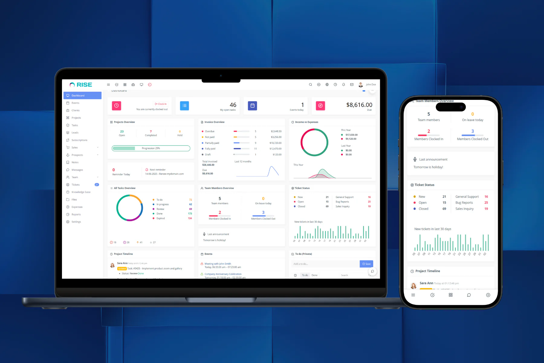 Stangic - Gestor de proyectos y CRM